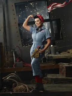 idea to make real :) Rosie the riveter costume, Rosie the ri