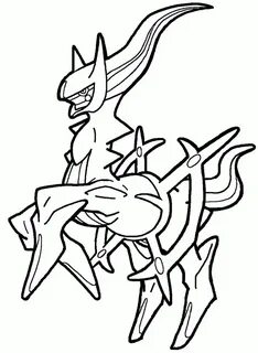 arceus legendary pokemon coloring pages - Clip Art Library