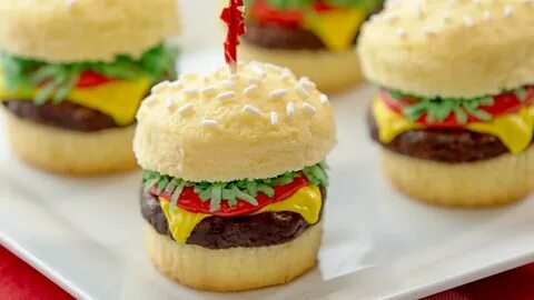 HOW TO MAKE CHEESEBURGER CUPCAKES - NERDY NUMMIES - YouTube