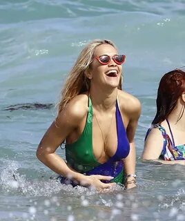 Rita Ora at the Beach in Miami 2015 POPSUGAR Celebrity