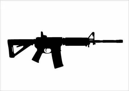 M4 carbine Airsoft gun Hop-up Metal - AR-15 Guns Cliparts pn