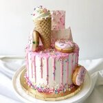 20 Fabulous Drip Cakes Inspiration Candy birthday cakes, Dri