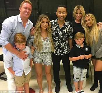 Kim Zolciak and family at John Legend gig Daily Mail Online