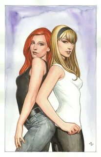 Mary Jane and Gwen Stacy - Comic Art Community GALLERY OF CO
