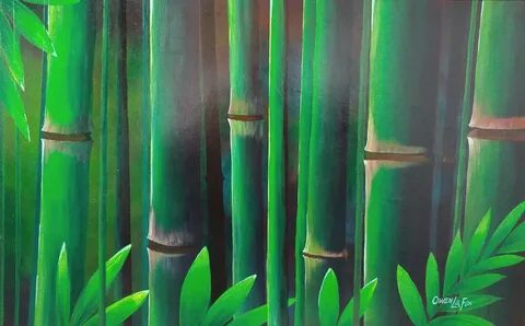 Bamboo Painting by Owen Lafon Fine Art America