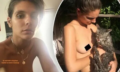 Caitlin Stasey topless in another photo to Instagram Daily M