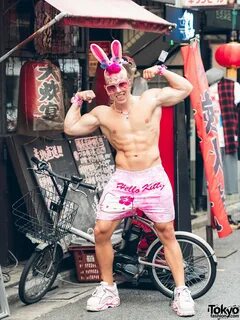 Candy Ken in Harajuku With Big Muscles, Grills & Pink Hello 