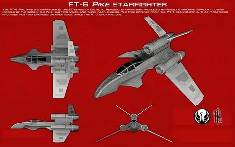 FT-6 Pike starfighter ortho New by https://www.deviantart.co