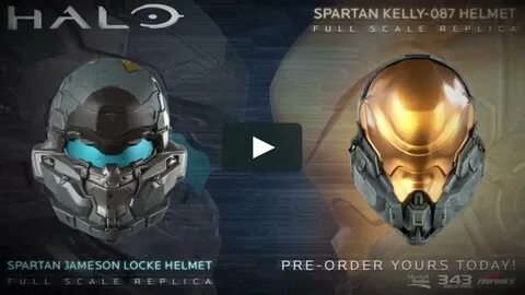 First Look - Halo 5 Guardians Locke Kelly-087 Helmet Full Sc