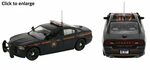 Mainstream leather motif mannys diecast police cars rocket F
