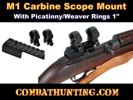 MNT-M1C M1 Carbine Scope Mount Complete With 1" Rings - Rifl