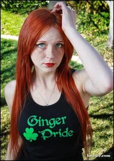Ginger Pride tank on sale now at www.luxelee.com Redhead out