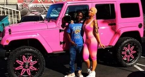 Amber Rose Turns Her Jeep Wrangler Pink - Video DPCcars