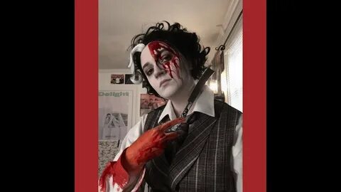 SWEENEY TODD COSPLAY MAKEUP HALLOWEEN MUSICAL TUTORIAL - You