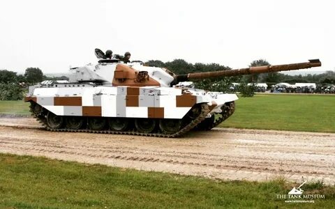 The Tank Museum on Instagram: "A Chieftain Mark 10 in the di