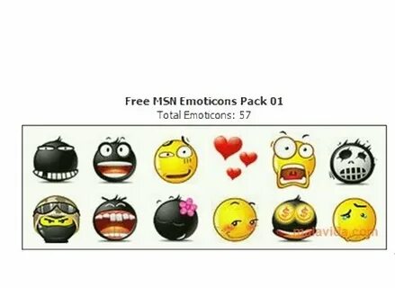 Free MSN Emoticons Pack 1 - Baixar para PC Grátis