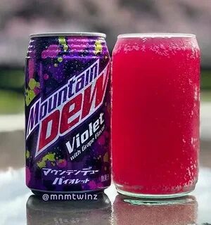 New Mountain Dew Violet from Japan! This grape flavored soda