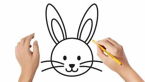 How to draw a rabbit bunny face 🐇 Easy drawings Easy Drawing