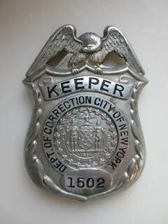 Keeper, Department of Correction, City of New York Police ba