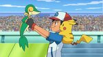 File:Ash and Snivy.png - Bulbagarden Archives