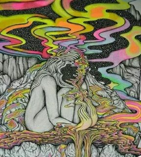 Pin by 𖡺 ძоនਮт 𖡺 on Psychedelic in 2019 Hippie art, Psychade
