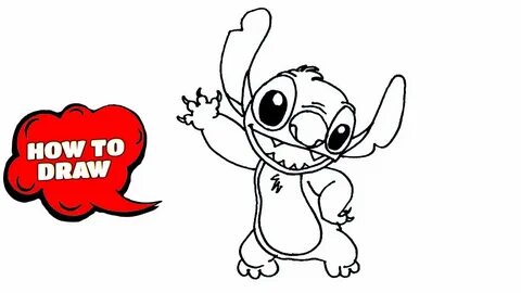 How to Draw Stitch Drawing step by step Lilo and Stitch Char