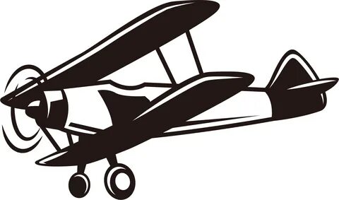 Biplane clipart propeller plane, Biplane propeller plane Tra