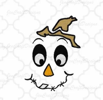 Cute Face Scarecrow Svg - Layered SVG Cut File - Download Fr