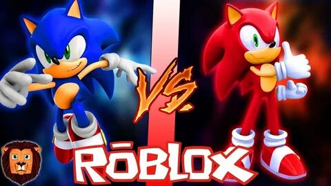 SONIC VS RED SONIC SONIC ROJO EN ROBLOX! BATALLA EPICA DE PE