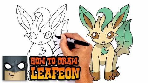 How to Draw Leafeon Pokemon - YouTube