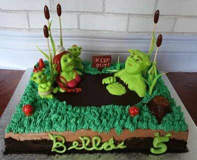 30+ Exclusive Picture of Shrek Birthday Cake Shrek cake, Bir
