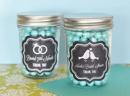 Chalkboard Wedding Mini Glass Mason Jars Mini Mason Jars
