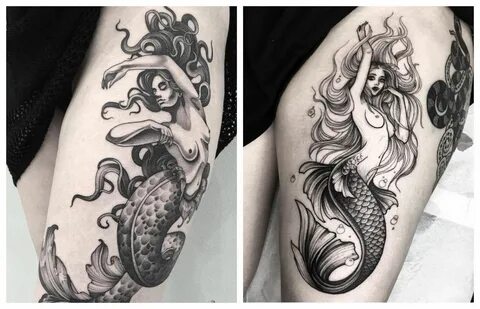 Tatuajes de Sirenas: diseños e ideas para tatuarte - Diseño 