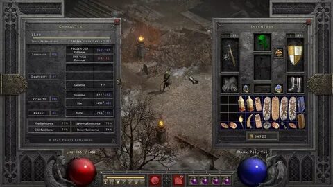 Гайд по быстрой раскачке двустихийной волшебницы в Diablo II