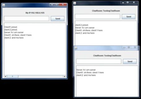 Multiple Chat Client On Server In Java Using Multi Threading