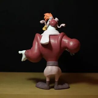Launchpad McQuack Darkwing Duck Duck Tales Sculpture Toy Car