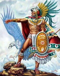 Aztec Eagle Warrior Aztec warrior, Aztec paintings, Aztec ar