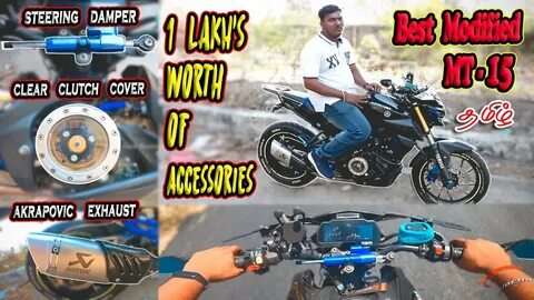 Yamaha MT15 Modification தமிழில் 1Lakh's Modification MT-15 