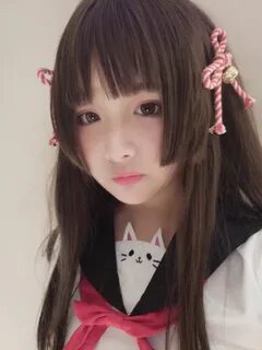 Hime cut japanese girl