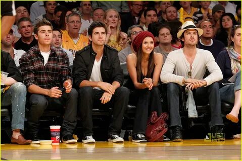 Zac Efron & Vampire Diaries: Let's Go Lakers!: Photo 2454418