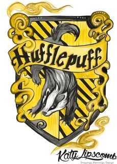 HP House Crest Prints from Katy Lipscomb Harry potter drawin