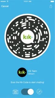 Kik auf Twitter: "Scan my #kikcode to chat with me. My usern