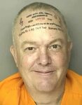 Forehead felons: The worst tattooed mugshots Mug shots, Seri