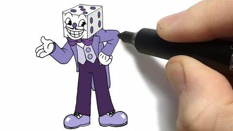 Como Desenhar o King Dice do Jogo Cuphead How to draw King D