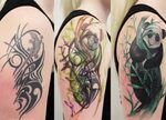 57 Amazing Cover Up Shoulder Tattoos