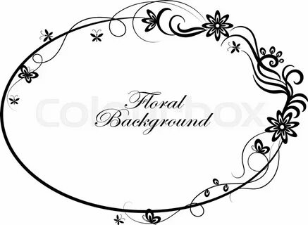 Oval Border Vector at GetDrawings Free download