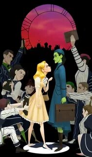 Art by 개암. Korean artist. #Wicked Fan arts. #Musical. #Wizar