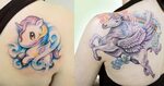 Тату "Единорог": эскизы татуировки и ее значение для девушек