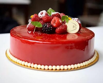 Red Entremet at Bachour Bakery and Bistro Photo by my partne