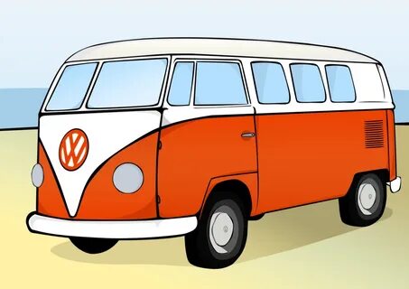Library of vw camper cartoon png download png files ► ► ► Cl